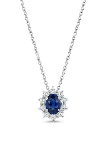 Collier Salvini Femme in Or Zaffiro blu 0.71 Ct 20092193 - 20092193